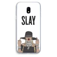 Slay All Day: Samsung Galaxy J3 (2017) Transparant Hoesje - thumbnail