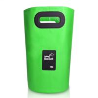 Outdoor draagbare vouwen spoelbak PVC inklapbaar emmer capaciteit: 15L (groen) Outdoor draagbare vouwen spoelbak PVC inklapbaar emmer capaciteit: 15L (groen)