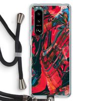 Endless Descent: Sony Xperia 5 III Transparant Hoesje met koord