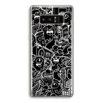 Vexx Black City : Samsung Galaxy Note 8 Transparant Hoesje