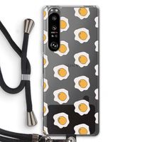 Bacon to my eggs #1: Sony Xperia 1 III Transparant Hoesje met koord