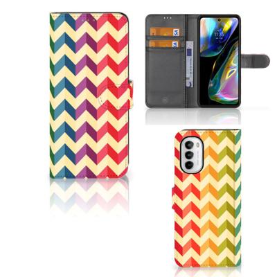 Motorola Moto G52 | Moto G82 | Telefoon Hoesje | Zigzag Multi Color Motorola Moto G52 | Moto G82 | Telefoon Hoesje | Zigzag Multi Color