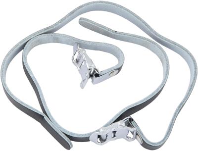 CONTEC Ct pedalstrap leather leather black 2pcs