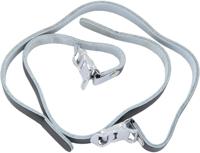 CONTEC Ct pedalstrap leather leather black 2pcs