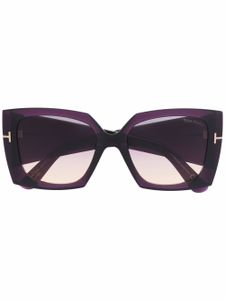 TOM FORD Eyewear lunettes de soleil à monture oversize - Violet