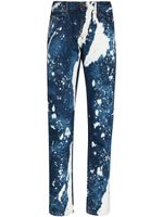 Palm Angels jean Galaxy Dye à coupe slim - Bleu - thumbnail