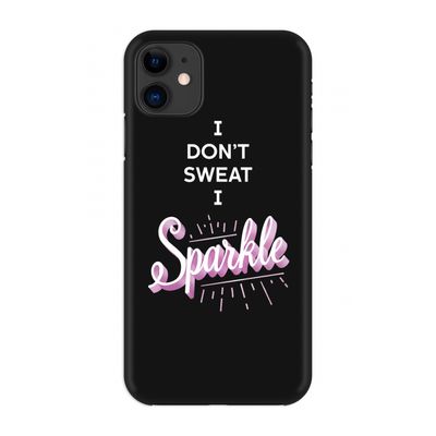 Sparkle quote: Volledig geprint iPhone 11 Hoesje