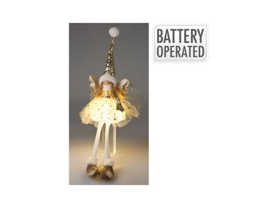 Led engelmeisje goud, 60 cm - Hortus