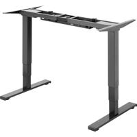 SpeaKa Professional Zit-sta-bureauframe In hoogte verstelbaar Hoogte: 620 tot 1280 mm (b x d) 1700 mm x 650 mm Zwart SP-SDF-500 SP-9414648