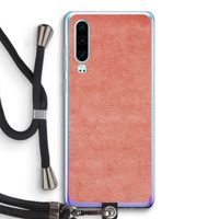 Marrakech Walls: Huawei P30 Transparant Hoesje met koord