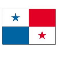 Gevelvlag/vlaggenmast vlag Panama 90 x 150 cm   -