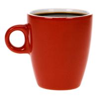 Cosy & trendy Koffiekopjes / bekers - rood - 190 ml - Keramiek - Glans finish