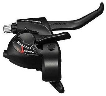 SHIMANO versteller (rechts) met remhendel 8 speed tourney st-tx800 2 vingers zwart