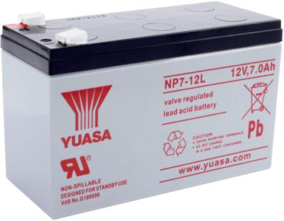 YUASA batterij "np7-12l". battery np7-12l agm