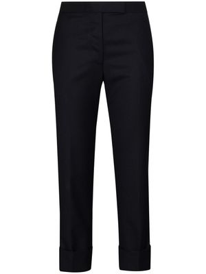 Thom Browne pantalon Super 120s à coupe courte - Bleu