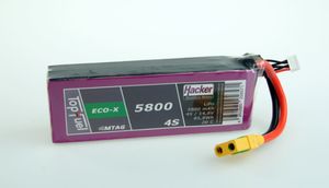 Hacker Motor TopFuel LiPo 20C ECO-X 5800mAh 4S MTAG onderdeel en accessoire voor radiografisch bestuurbare modellen Batterij/Accu