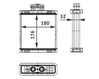 Kachelradiateur, interieurverwarming AH75000P