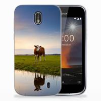 Nokia 1 | TPU Hoesje | Koe