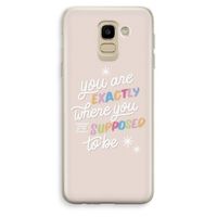 Right Place: Samsung Galaxy J6 (2018) Transparant Hoesje