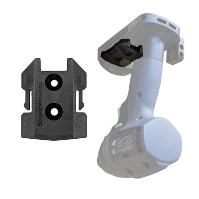 Stealthmounts Gereedschapbevestigingen voor Festool 18v | Zwart | 4 stuks - TM-FT18-BLK-4