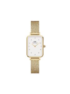 Daniel Wellington montre Quadro Lumine Pressed Evergold 26 mm - Blanc