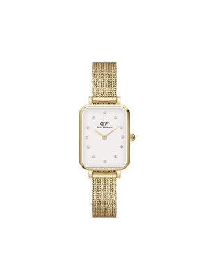 Daniel Wellington montre Quadro Lumine Pressed Evergold 26 mm - Blanc