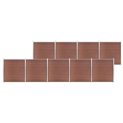 Schutting 1564x186 cm HKC bruin