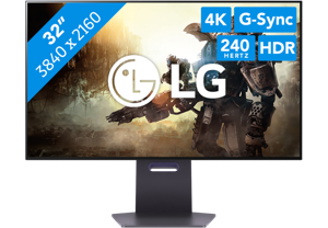 LG 32GS95UE-B computer monitor 80 cm (31.5") 3480 x 2160 Pixels 4K Ultra HD OLED Zwart