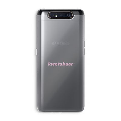 kwetsbaar: Samsung Galaxy A80 Transparant Hoesje