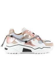 DWRS - Jupiter denim rose jeans sneakers Leer Dames DWRS - Jupiter denim rose jeans sneakers Leer Dames