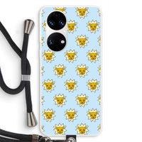 Leeuwenkoppen: Huawei P50 Transparant Hoesje met koord