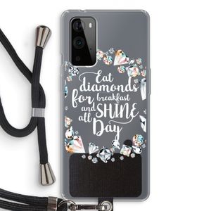 Diamonds: OnePlus 9 Pro Transparant Hoesje met koord