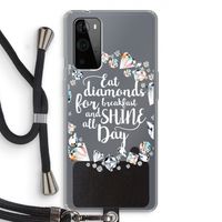 Diamonds: OnePlus 9 Pro Transparant Hoesje met koord