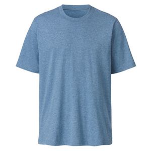 T-shirt van bio-katoen, jeansblauw-gemêleerd Maat: 8