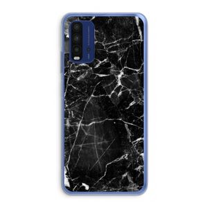 Zwart Marmer 2: Xiaomi Redmi 9T Transparant Hoesje