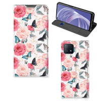 OPPO A73 5G Smart Cover Butterfly Roses