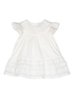 Ermanno Scervino Junior robe à appliqués brodés - Blanc - thumbnail