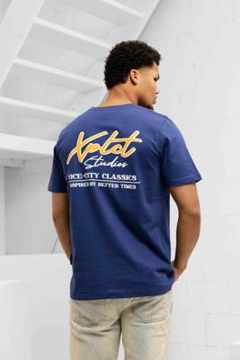 XPLCT Vice T-Shirt Heren Donkerblauw - Maat M - Kleur: Donkerblauw | Soccerfanshop