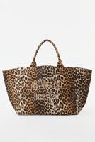 Ganni shopper XXL A7161 leopard
