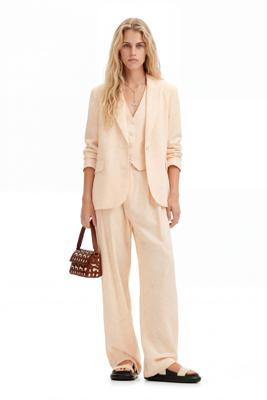 Recht jack bloemen - WHITE - S