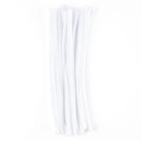 Vaessen Creative • chenilledraden 6mm 50st. 30cm wit