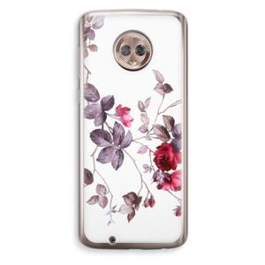 Mooie bloemen: Motorola Moto G6 Transparant Hoesje