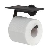 Toiletrolhouder Tiger Noon Met Planchet Zwart