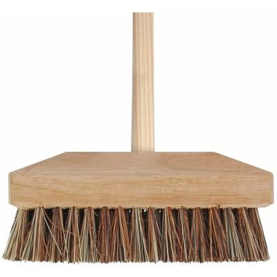 Buitenbezem/schrobborstel hard - FSC hout - 22 x 130 cm