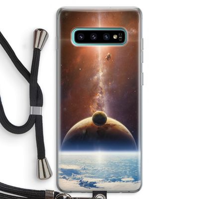 Omicron 2019: Samsung Galaxy S10 Plus Transparant Hoesje met koord