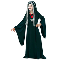 Morticia halloween kostuum voor kinderen 152-164 (13-16 jaar)  - - thumbnail