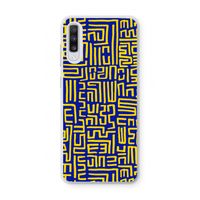 Majorelle Blue Print: Samsung Galaxy A70 Transparant Hoesje
