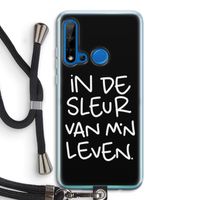 De Sleur: Huawei P20 Lite (2019) Transparant Hoesje met koord De Sleur: Huawei P20 Lite (2019) Transparant Hoesje met koord