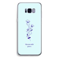 Bloom with grace: Samsung Galaxy S8 Plus Transparant Hoesje