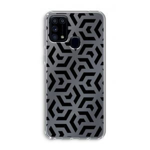 Crazy pattern: Samsung Galaxy M31 Transparant Hoesje